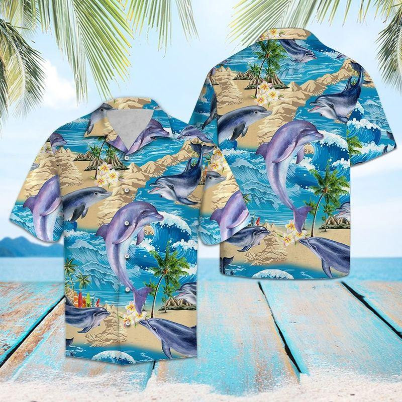 Dolphin Hawaiian Shirt
