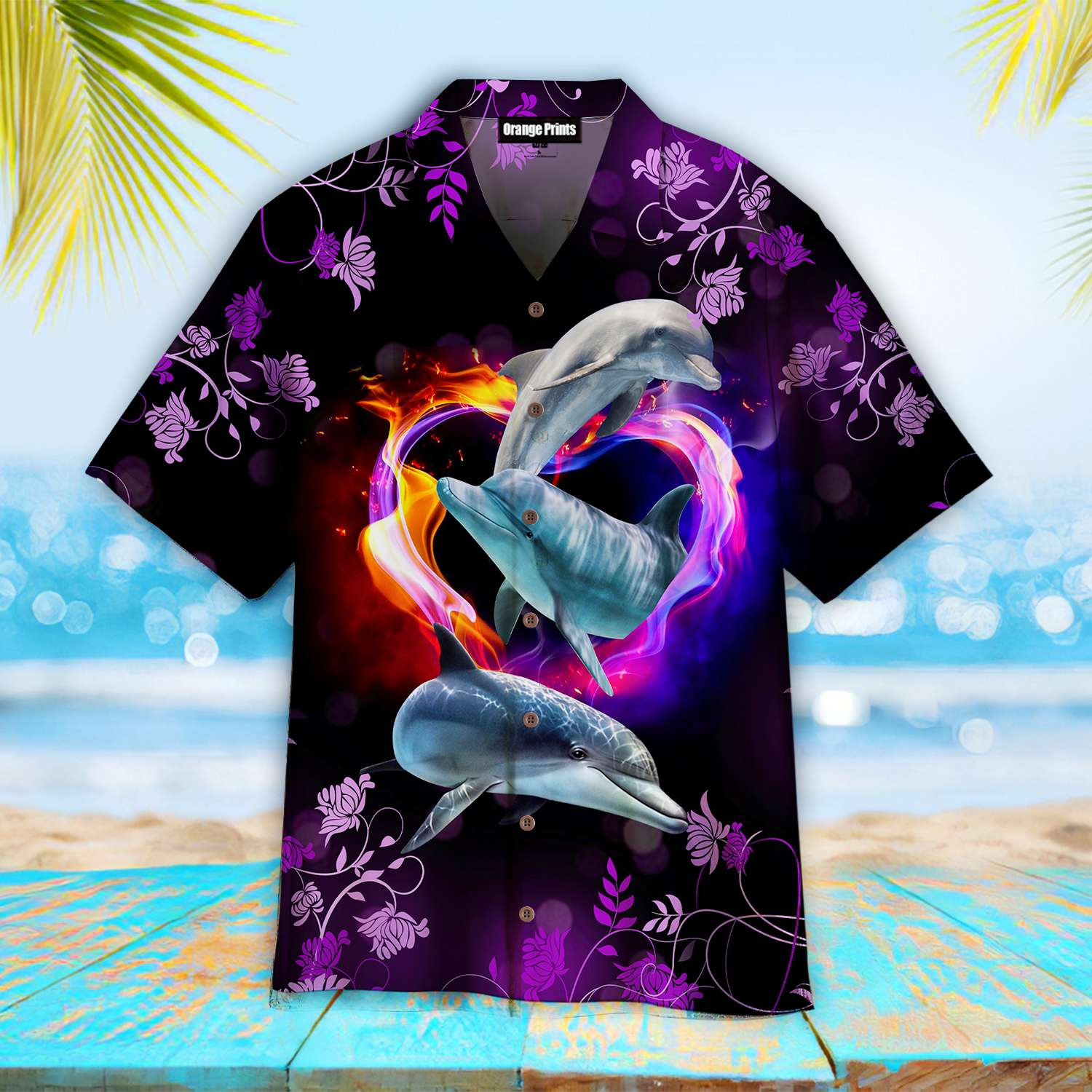 Dolphin Hawaiian Shirt
