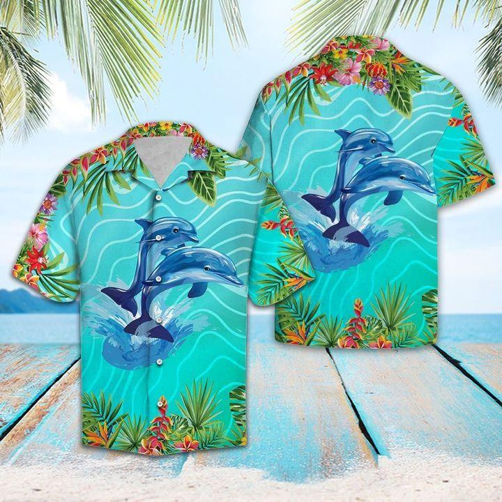 Dolphin Hawaiian Shirt