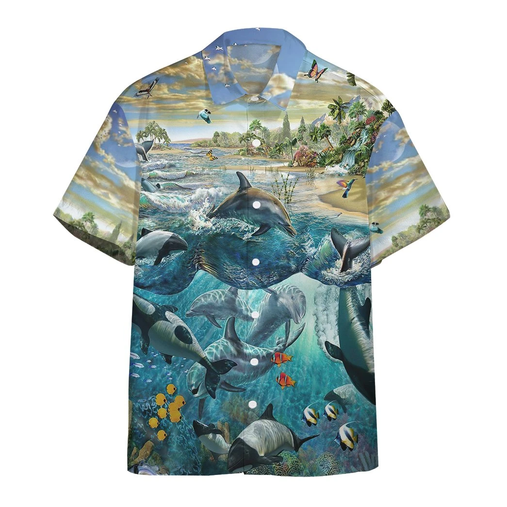 Dolphin Paradise Hawaiian Shirt