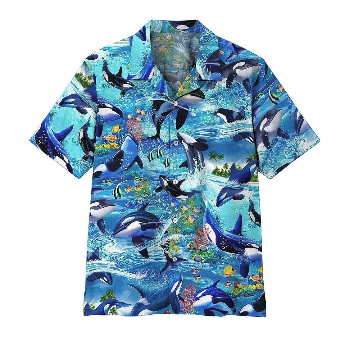 Dolphins Hawaiian Shirt