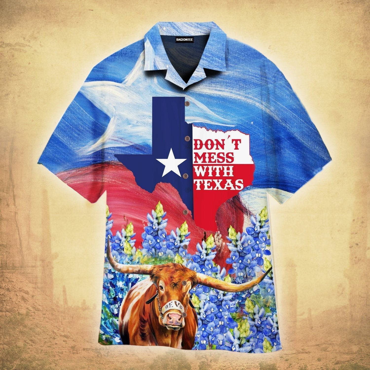 Don't Mess WIth Texas Hawaiian Shirt