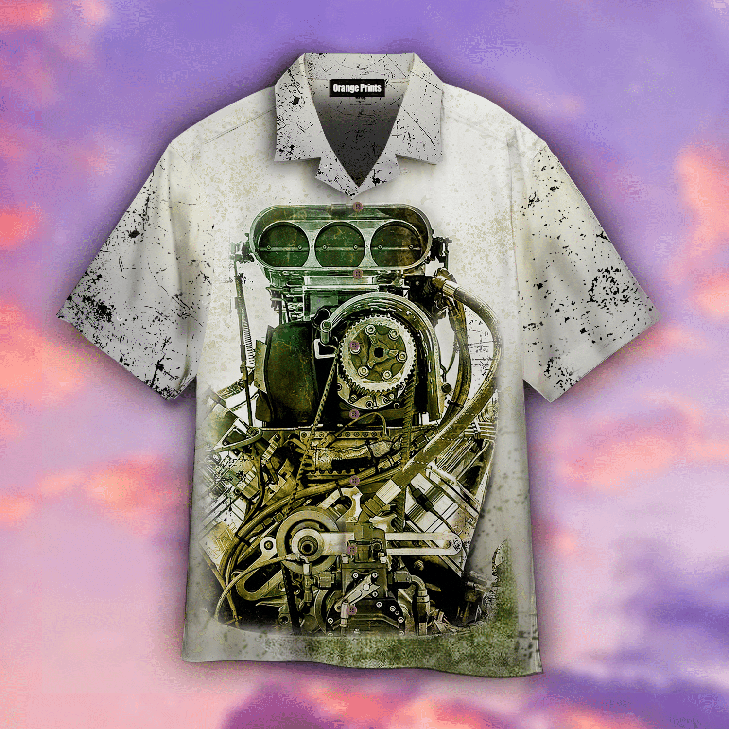 Drag Racing Hawaiian Shirt