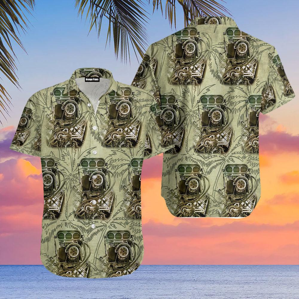 Drag Racing Hawaiian Shirt