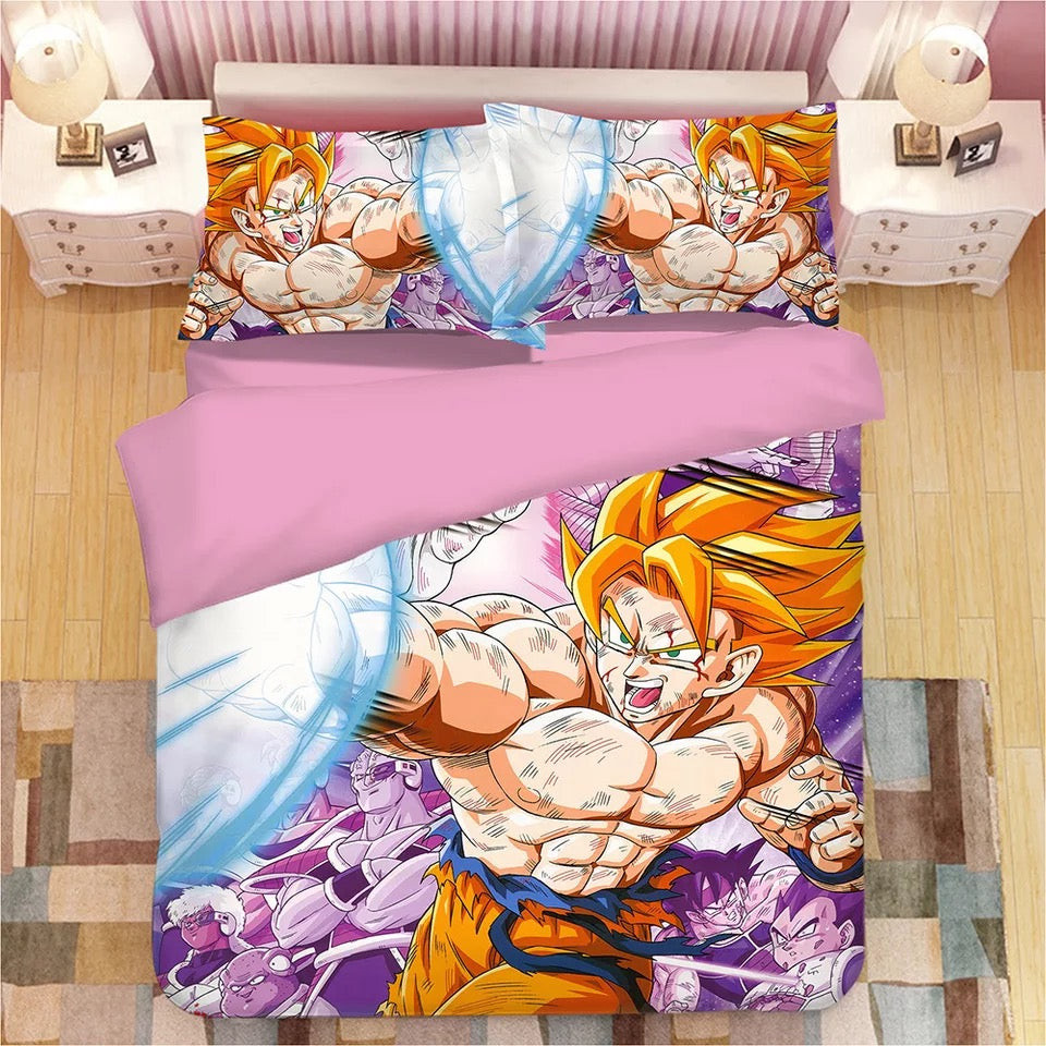 Dragon Ball Z Son Goku #20 Duvet Cover Quilt Cover Pillowcase Bedding Set Bed Linen Home Bedroom Decor