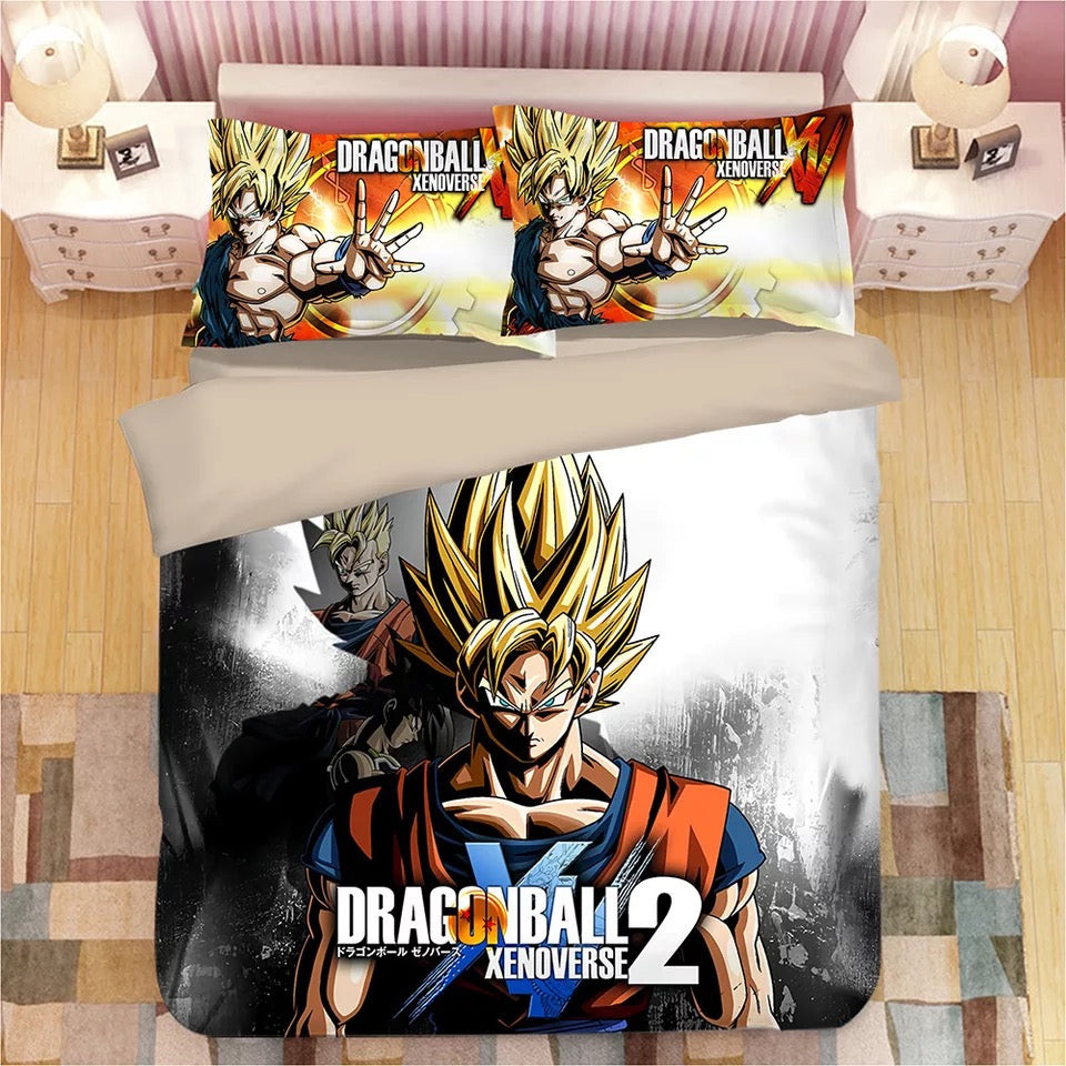 Dragon Ball Z Son Goku #22 Duvet Cover Quilt Cover Pillowcase Bedding Set Bed Linen Home Bedroom Decor