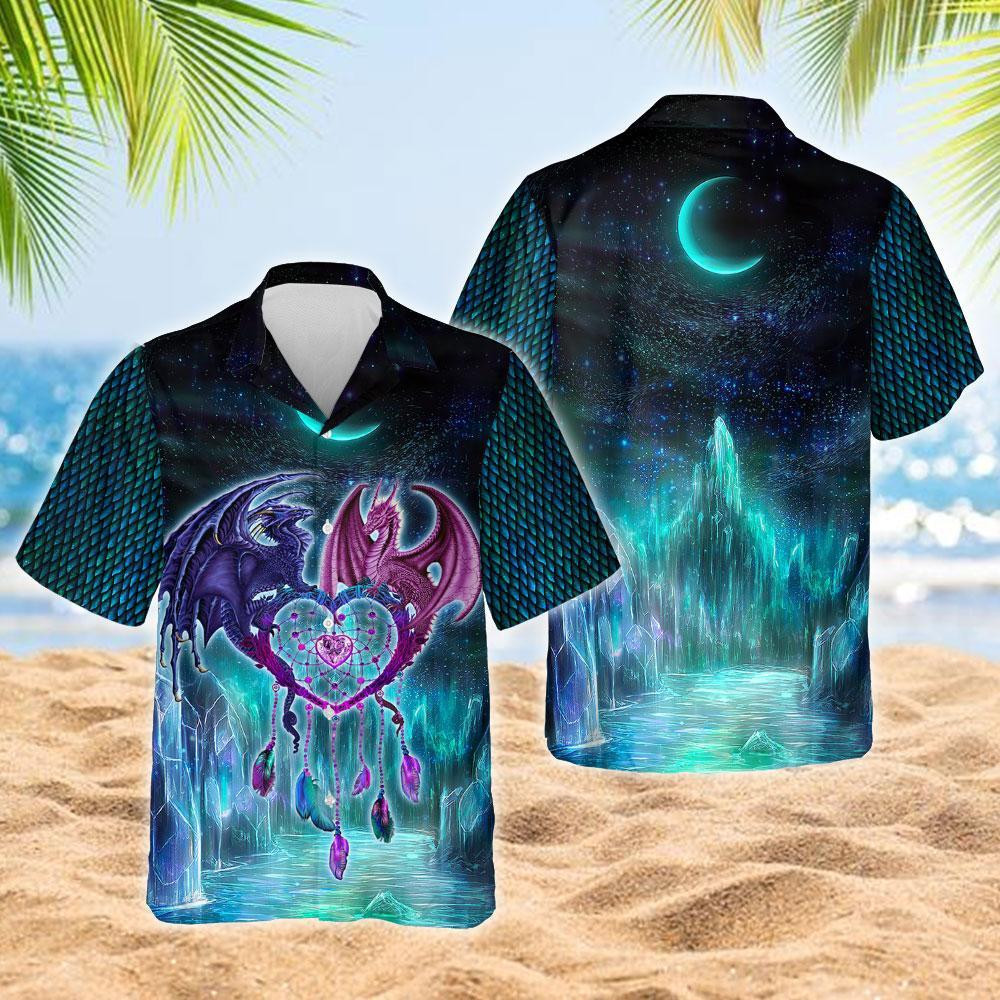 Dragon Couple Hawaiian Shirt
