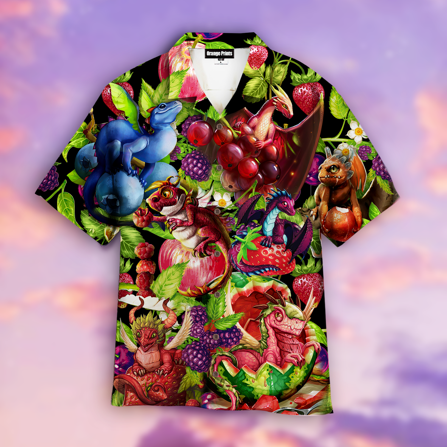 Dragon Fruit Strawberry Love Life Hawaiian Shirt