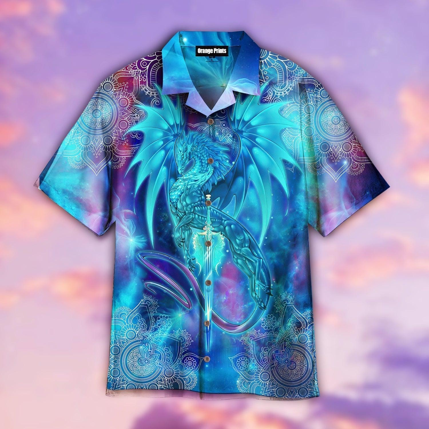 Dragon Galaxy Hawaiian Shirt