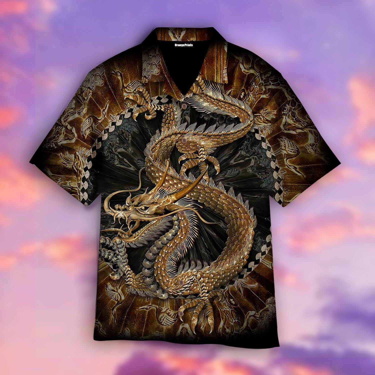 Dragon In Chinese Hawaiian Shirt
