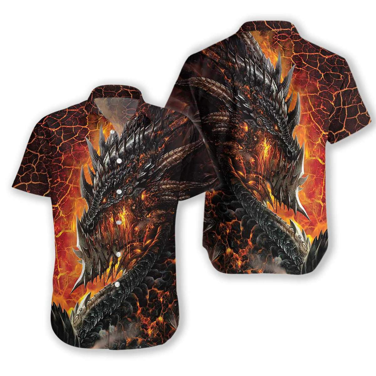 Dragon Lava Hawaiian Shirt