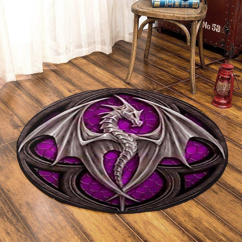 Dragon Limited Edition Round Rug Carpet Bedroom Livingroom Home Decor