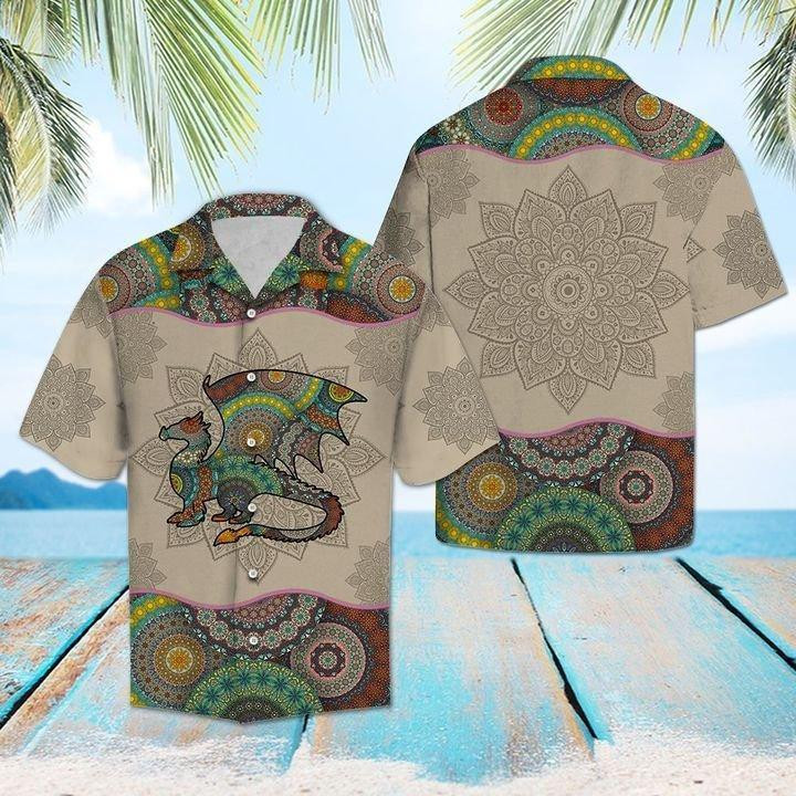Dragon Mandala Hawaiian Shirt