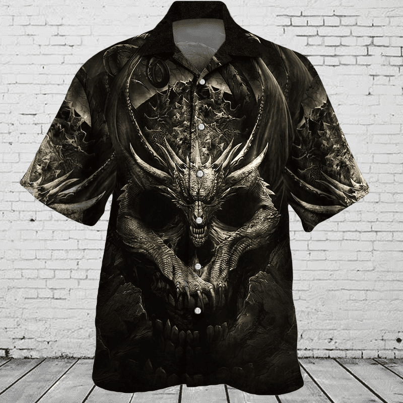 Dragon Skull Hawaiian Shirt
