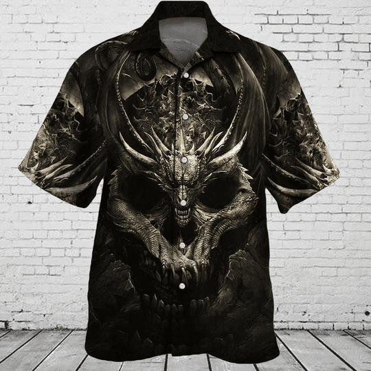 Dragon Skull Hawaiian Shirt