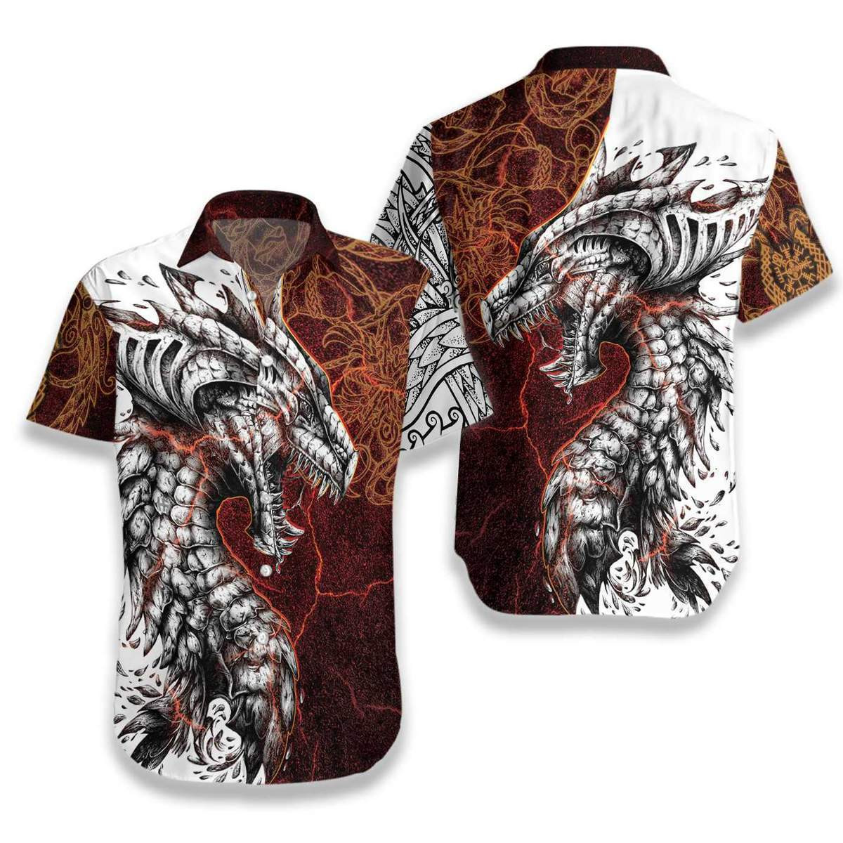 Dragon Tattoo Hawaiian Shirt