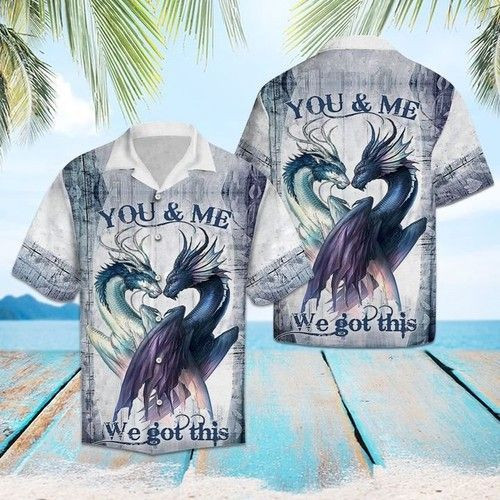 Dragon You And Me Summer Hawaiian Shirt