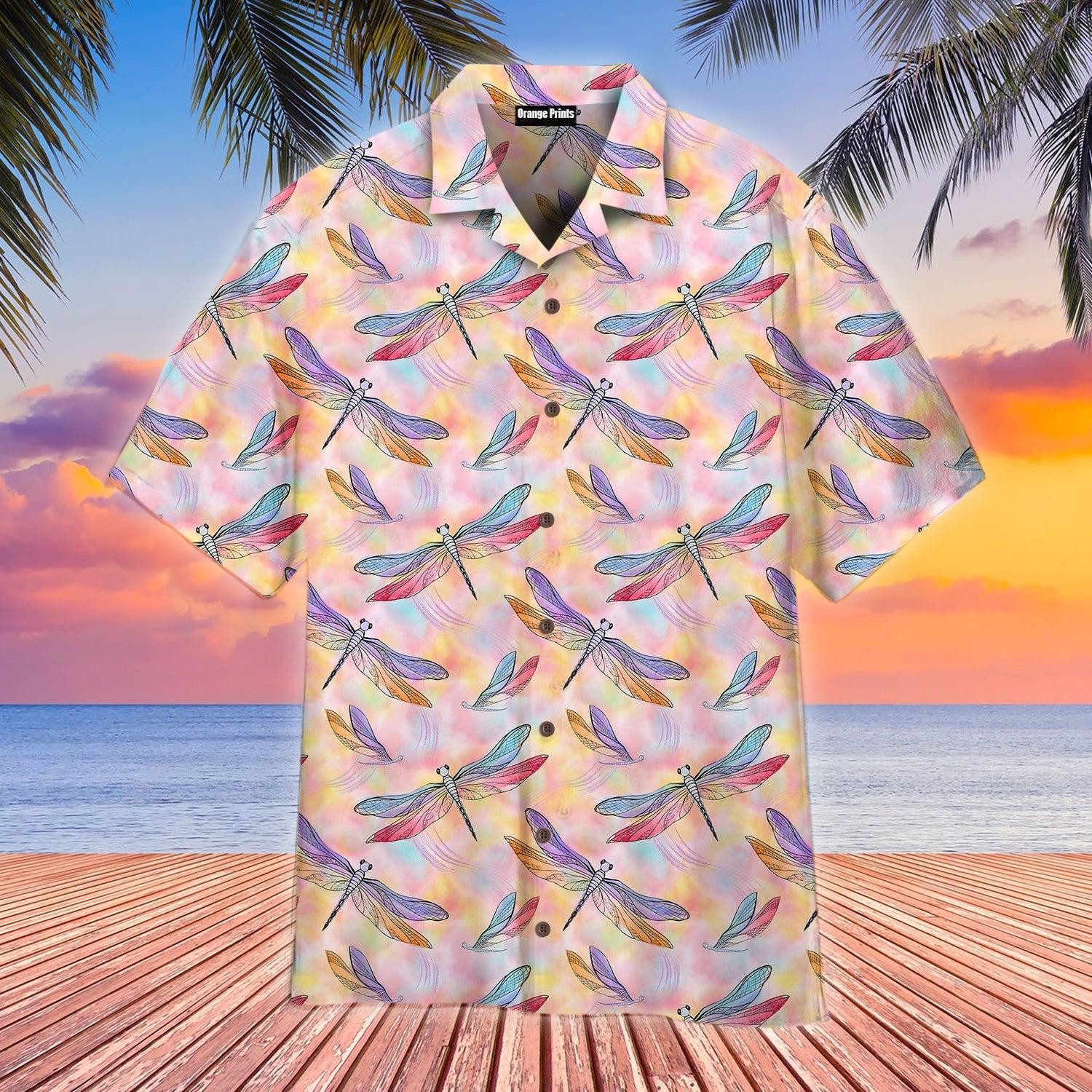 Dragonfly Aesthetic Hawaiian Shirt