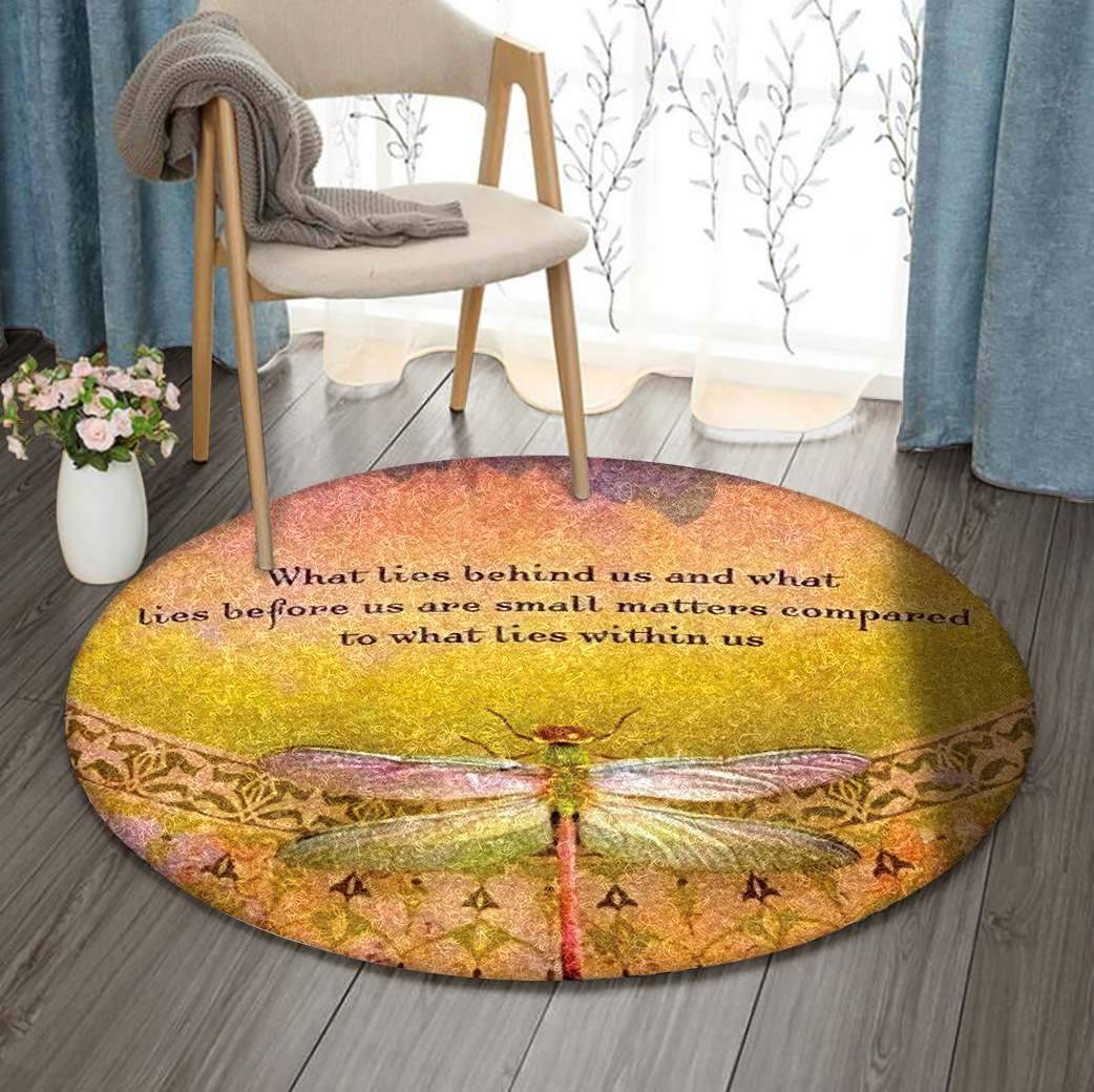 Dragonfly Limited Edition Round Rug Carpet Bedroom Livingroom Home Decor