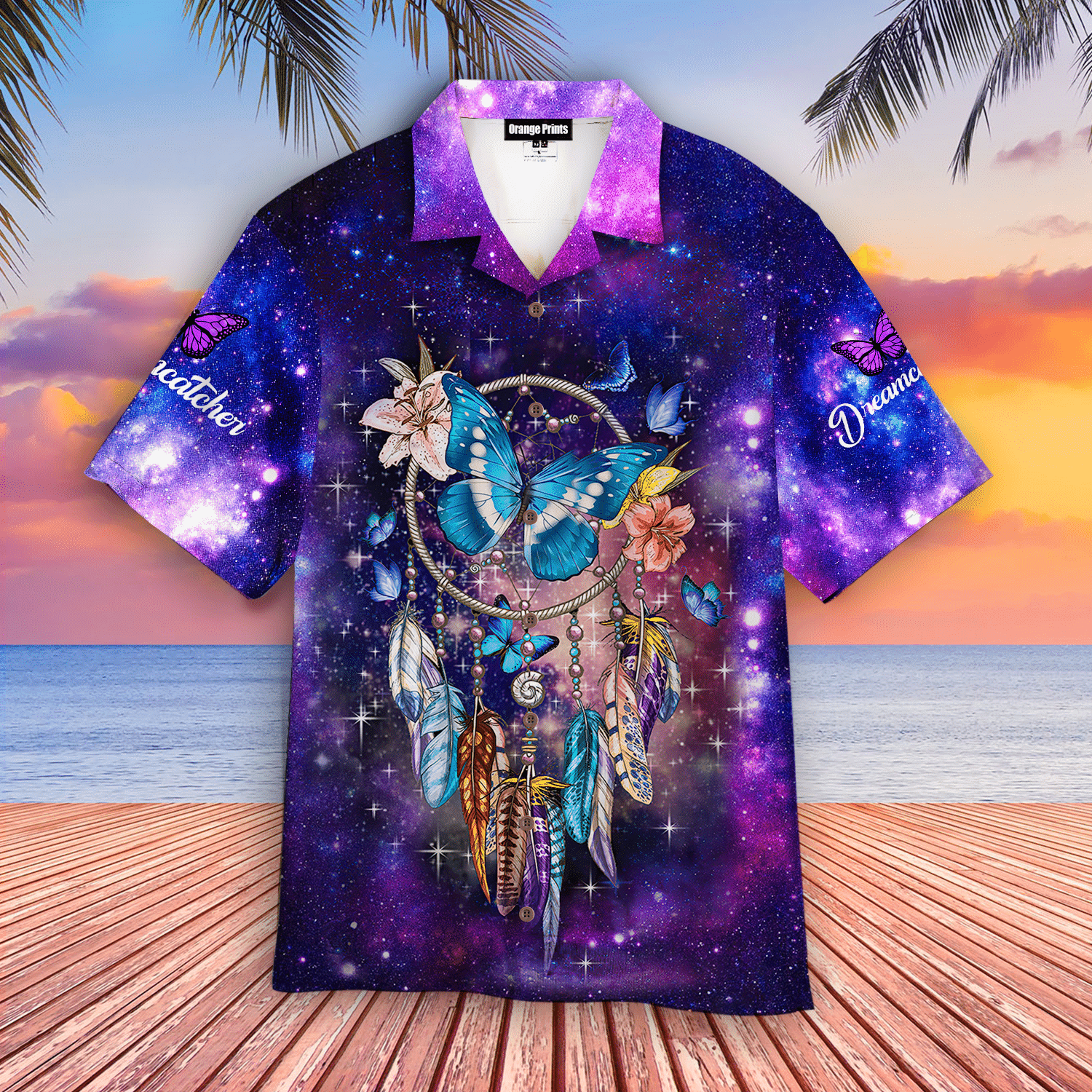 Dreamcatcher Butterfly Art Hawaiian Shirt