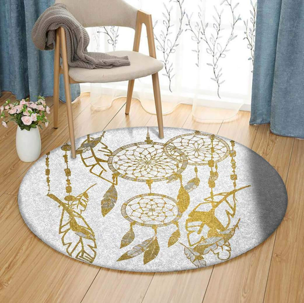 Dreamcatcher Limited Edition Round Rug Carpet Bedroom Livingroom Home Decor