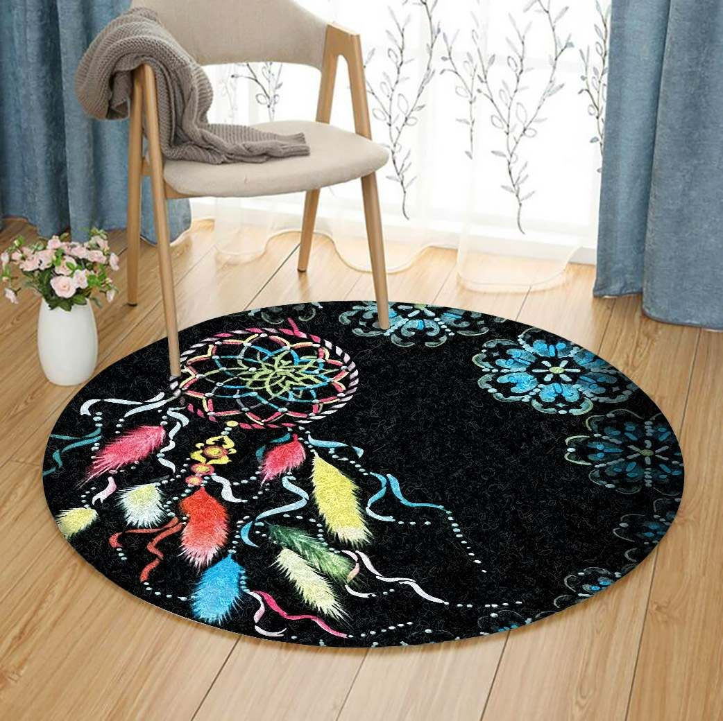 Dreamcatcher Round Rug Carpet Bedroom Livingroom Home Decor