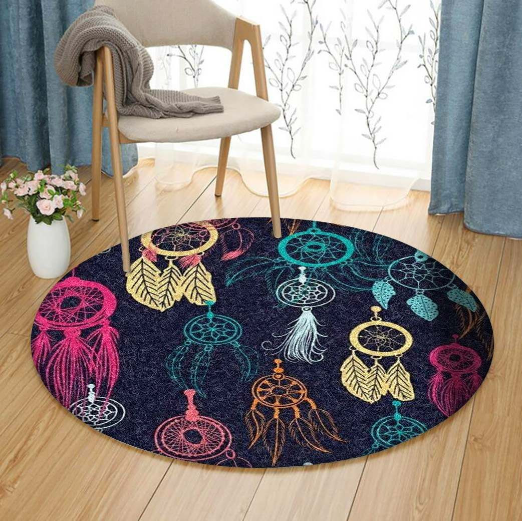 Dreamcatcher Round Rug Carpet Bedroom Livingroom Home Decor
