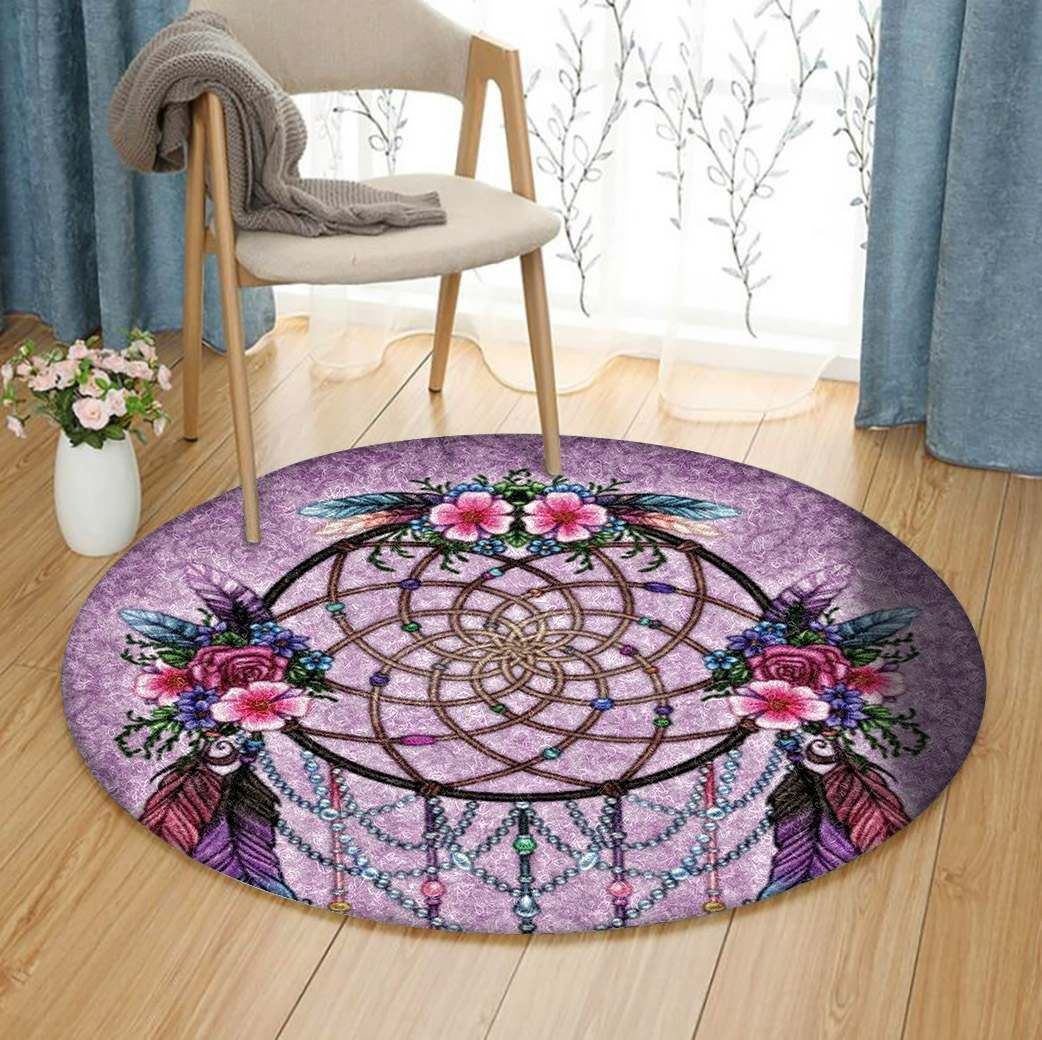 Dreamcatchers Round Rug Carpet Bedroom Livingroom Home Decor