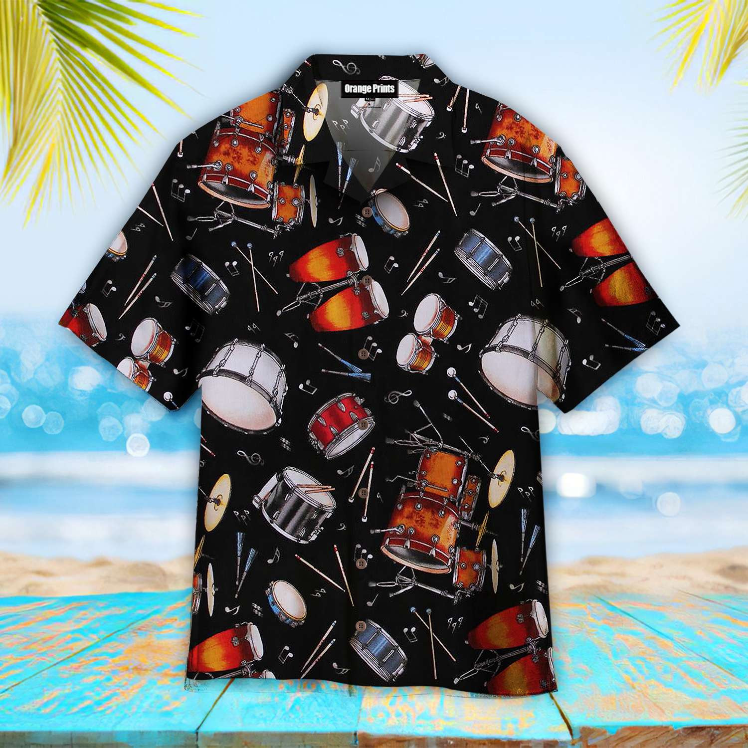 Drum For Summer Hawaiian Shirt