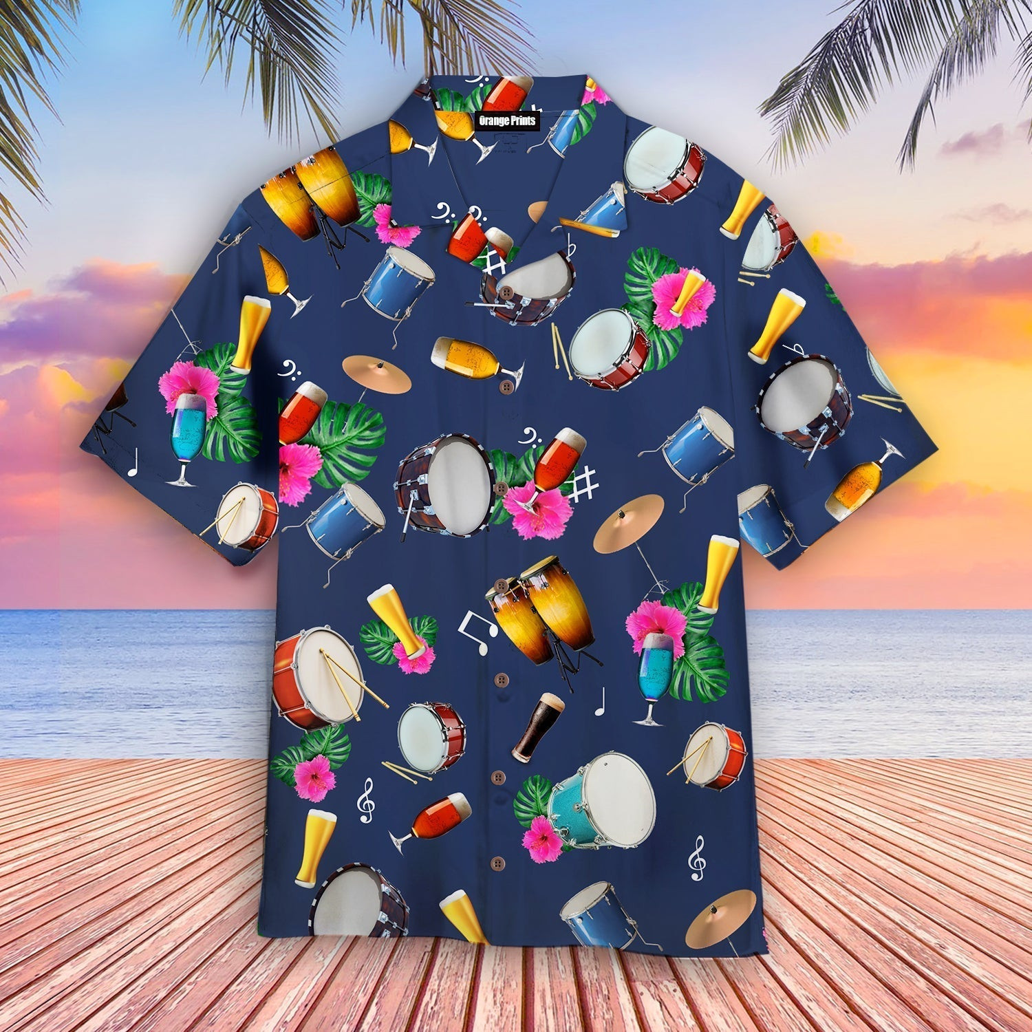 Drum Hawaiian Shirt