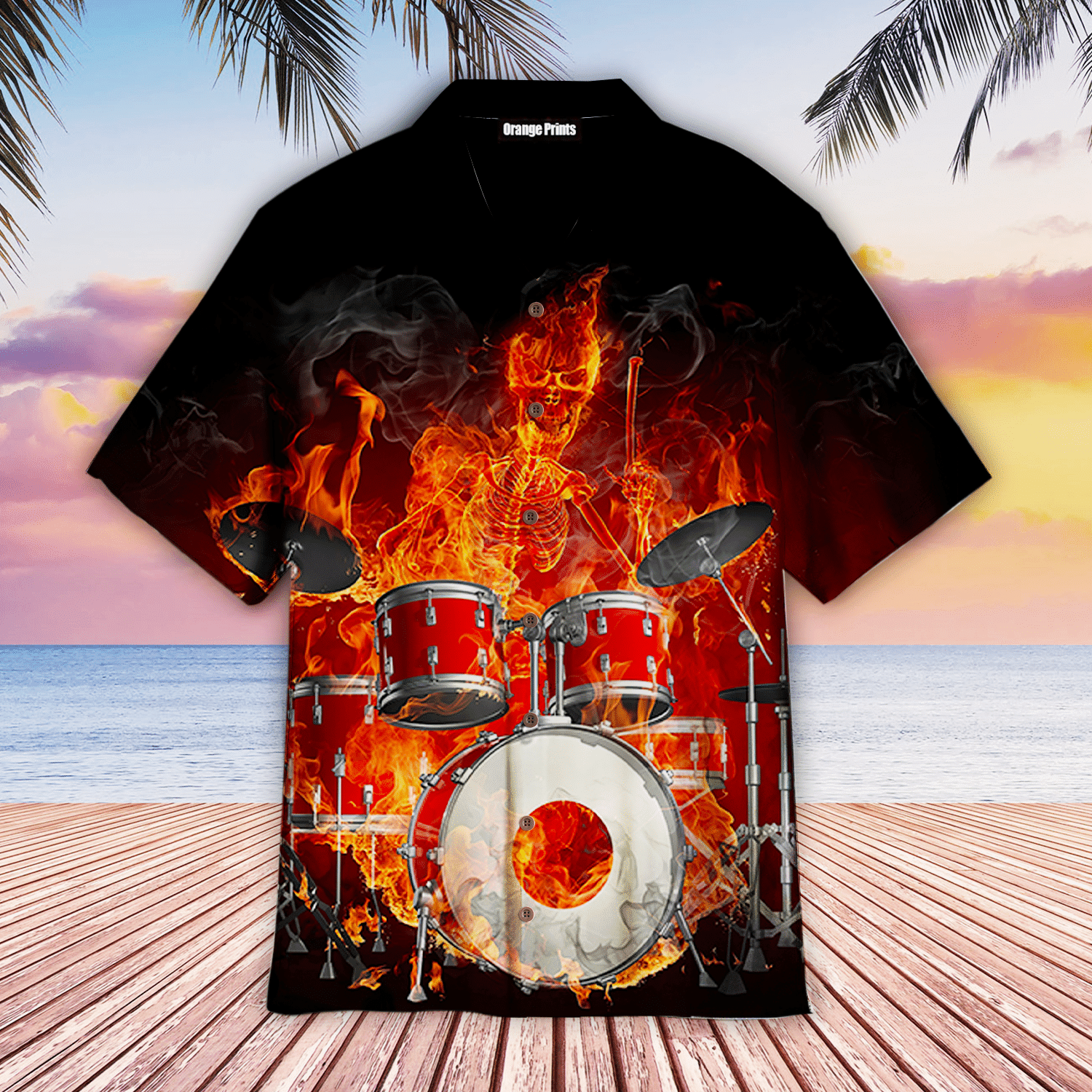 Drum Hawaiian Shirt