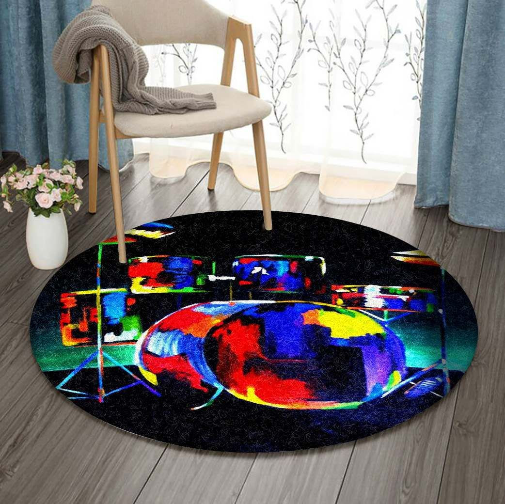 Drums Paintings Round Rug Carpet Bedroom Livingroom Home Decor