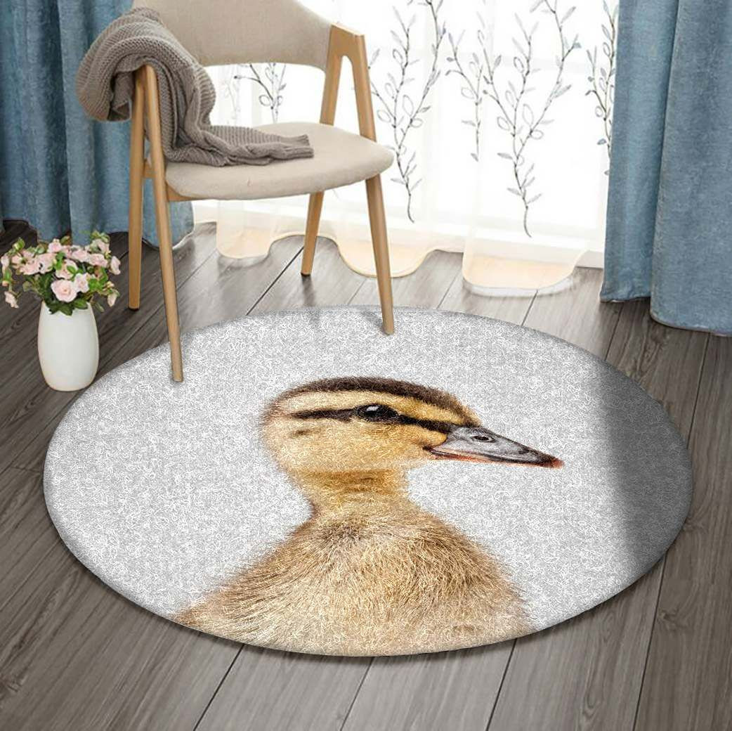 Duck Round Rug Carpet Bedroom Livingroom Home Decor