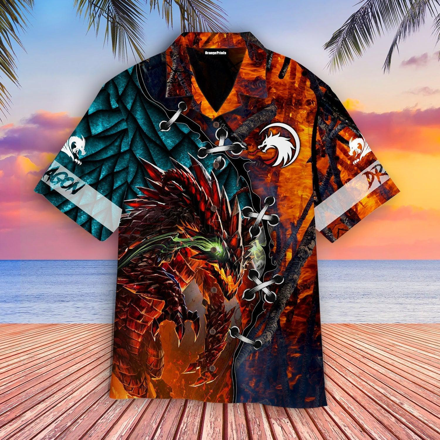 Dungeon Dragon Hawaiian Shirt