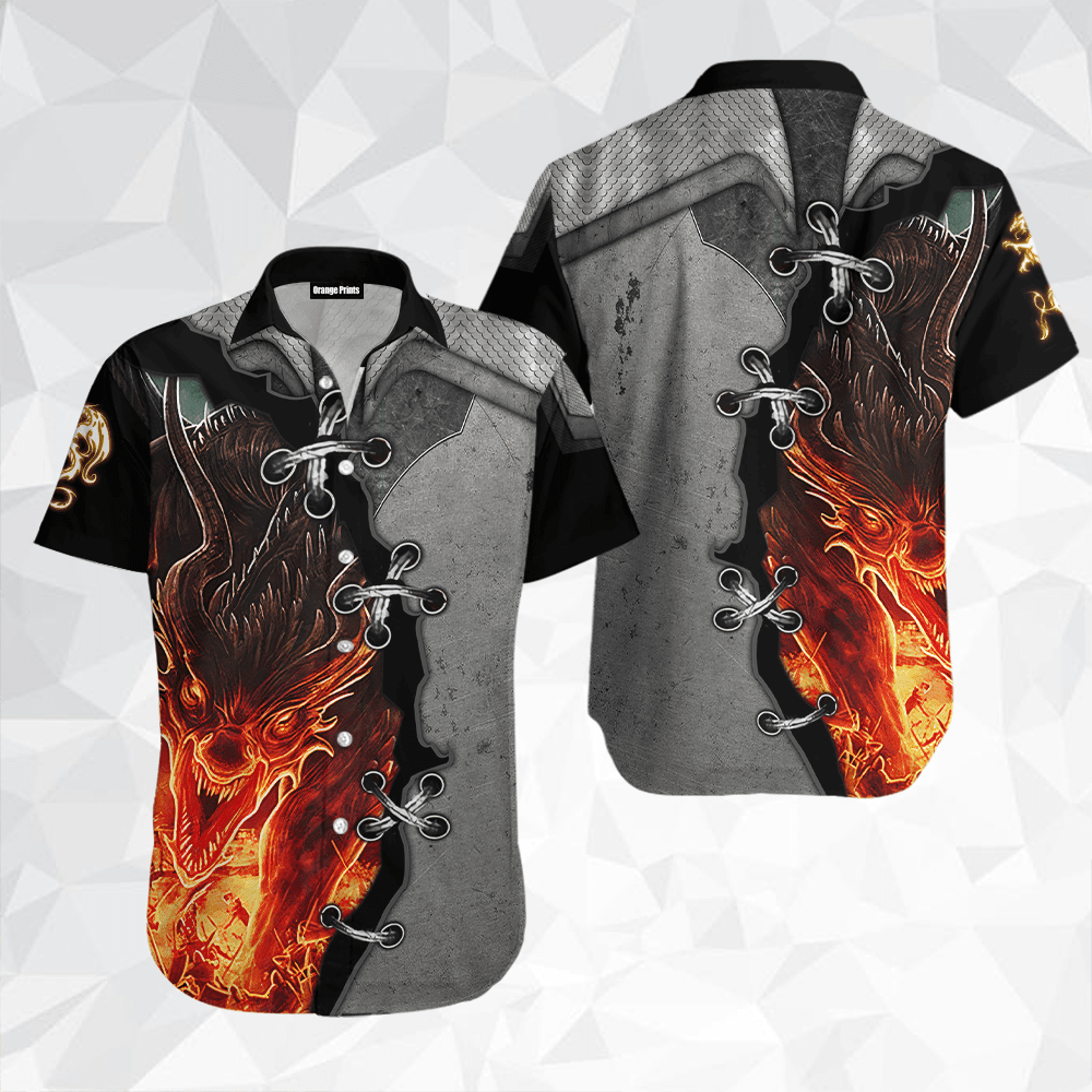 Dungeon Dragon Hawaiian Shirt