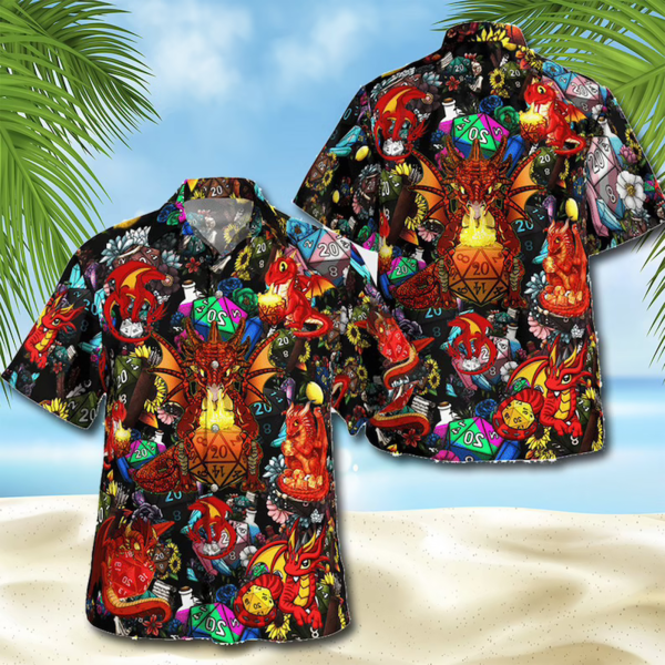 Dungeons and Dragons Aloha Hawaiian Shirt