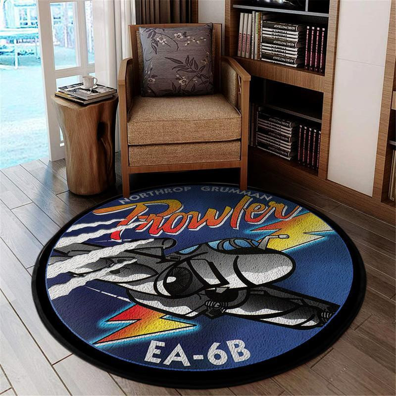 Ea6B Prowler Round Rug Carpet Bedroom Livingroom Home Decor