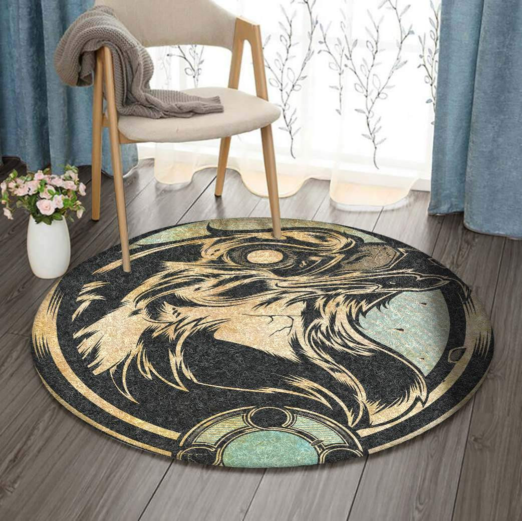 Eagle Limited Edition Round Rug Carpet Bedroom Livingroom Home Decor