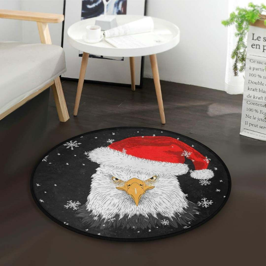 Eagle Round Rug Carpet Bedroom Livingroom Home Decor