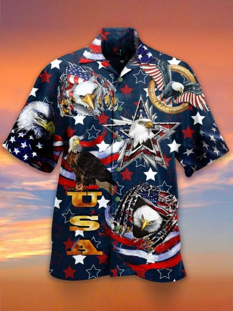 Eagle Veteran Hawaiian Shirt