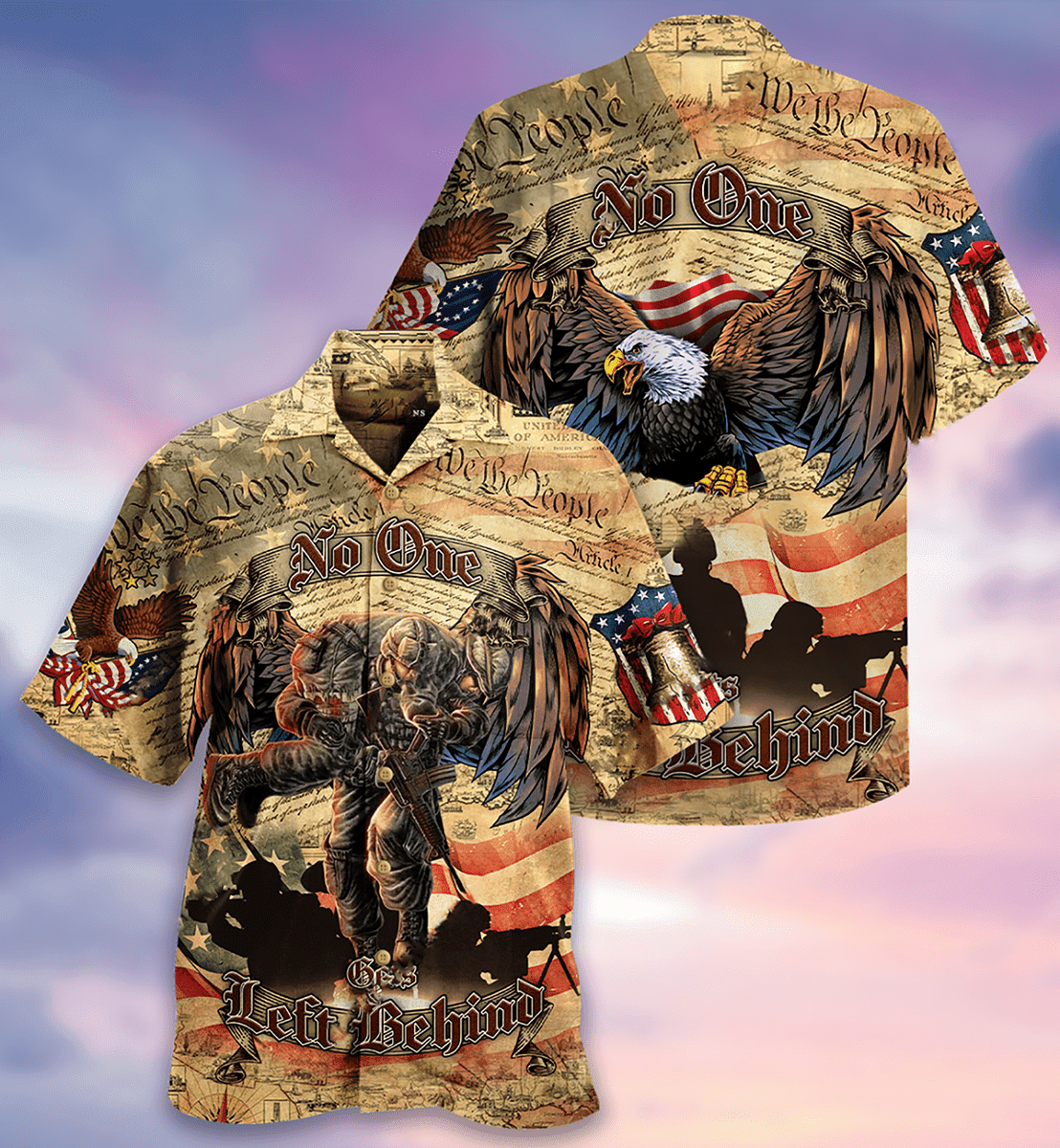 Eagle Veteran Hawaiian Shirt