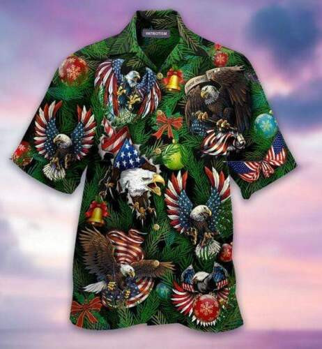 Eagles Patriotism Xmas Hawaiian Shirt