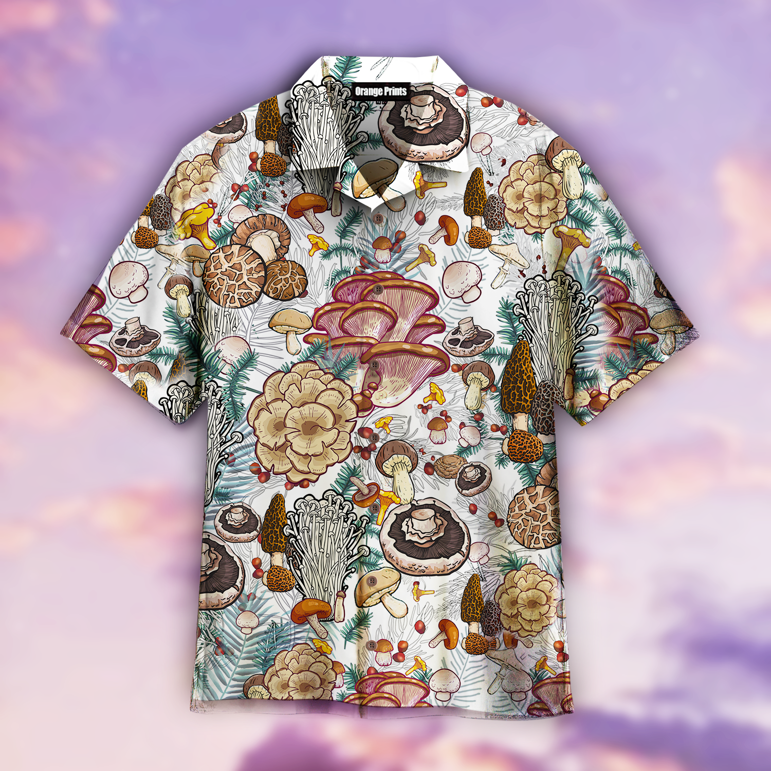 Edible Mushrooms Hawaiian Shirt