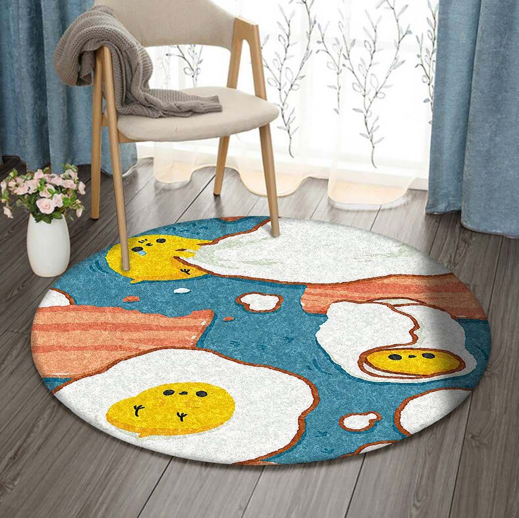 Eggs Round Rug Carpet Bedroom Livingroom Home Decor