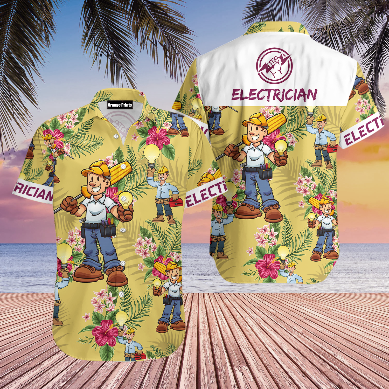 Electrician Hawaiian Shirt