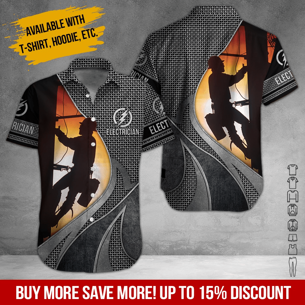 Electrician Personalized Hawaiian Shirt