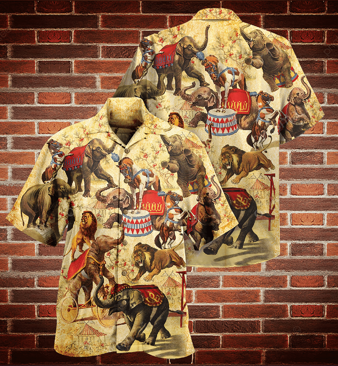 Elephant Hawaiian Shirt