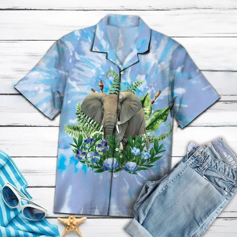 Elephant Hawaiian Shirt
