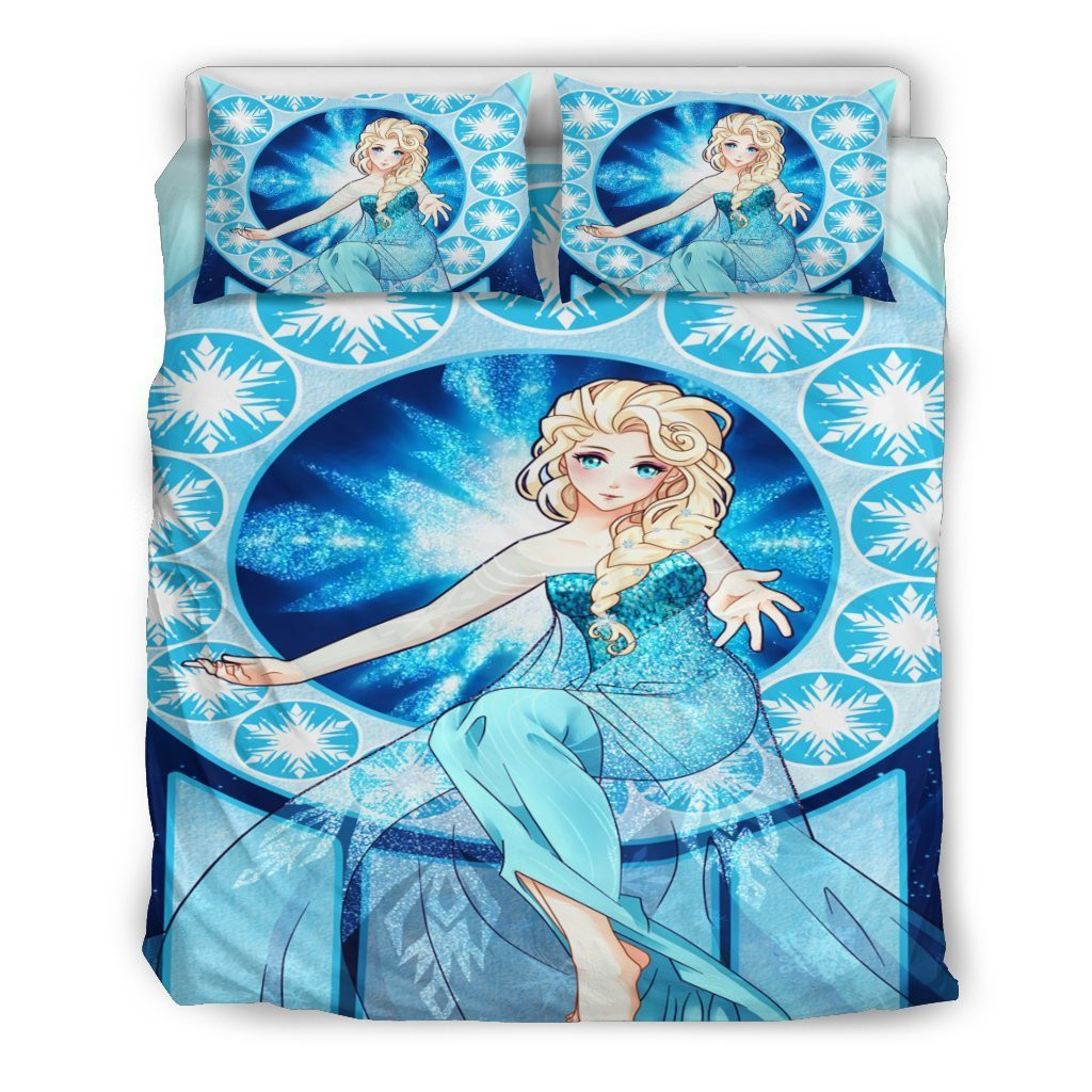 Elsa Frozen Bedding Set Duvet Cover Pillowcase - Image 3