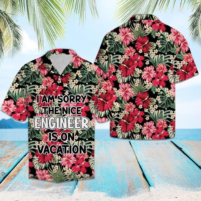 Engineer On Vacation Hawaiian Shirt